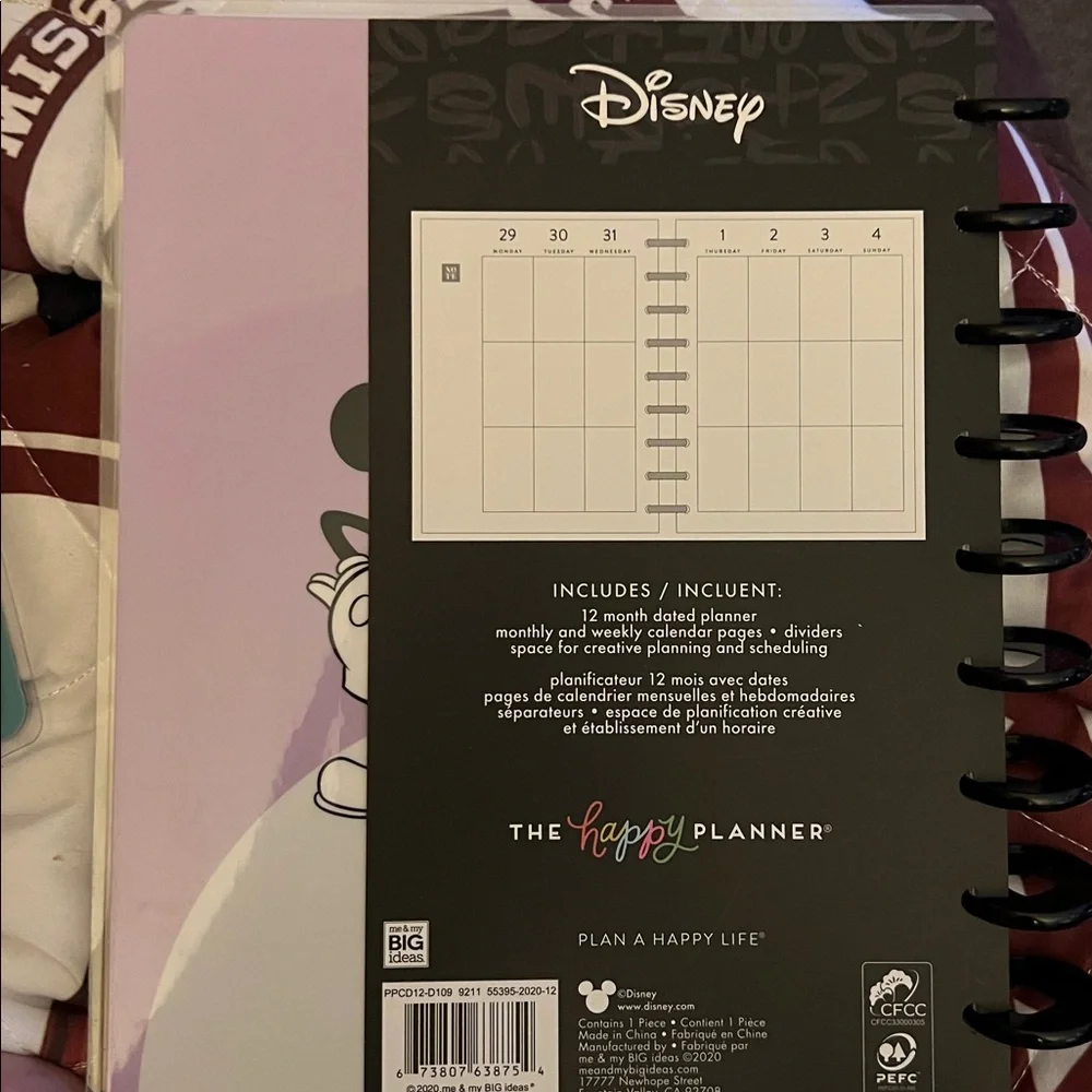 Happy Planner Disney Mickey and Minnie July 2021-July 2022